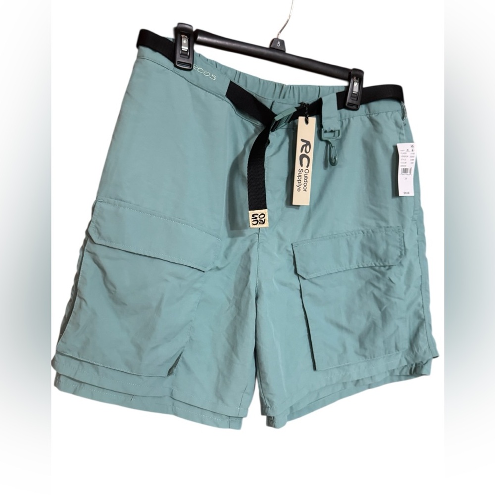 RC Outdoor Supply Double Lined Shorts Green NWT